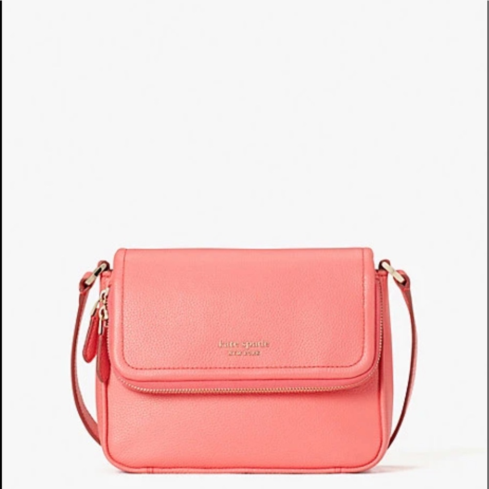 Kate Spade Run Around Stripe Large Flap Crossbody - Picture 2 of 5